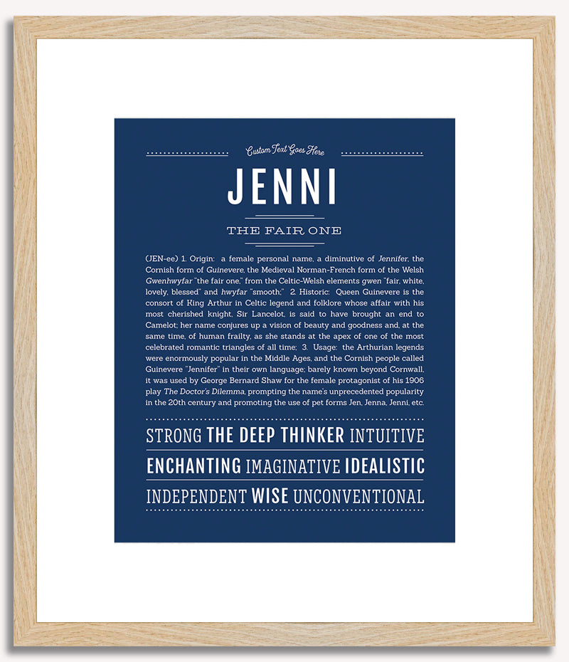 Jenni | Name Art Print