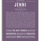 Jenni Name Jenni Personalized Name Meaning Art Prints – Name Stories