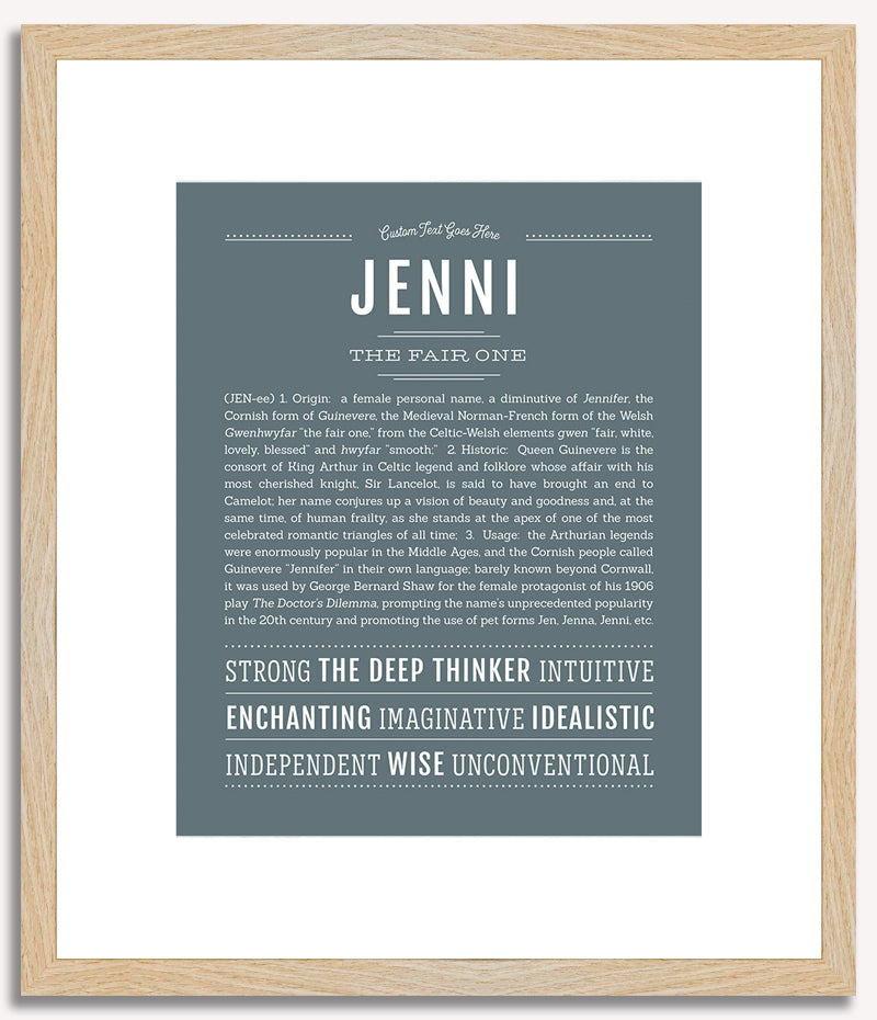 Jenni | Name Art Print