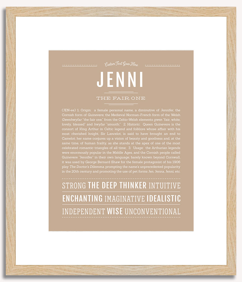 Jenni | Name Art Print