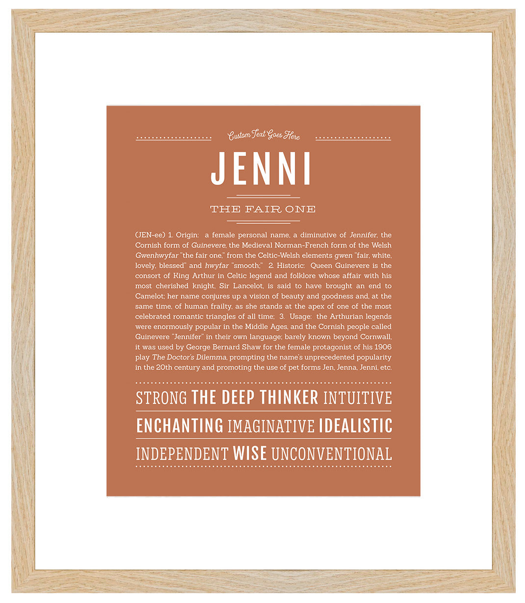 Jenni | Name Art Print