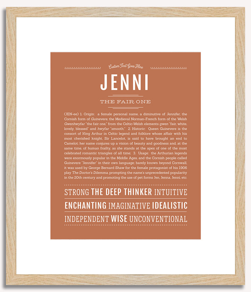 Jenni | Name Art Print