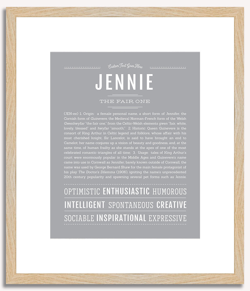 Jennie | Name Art Print