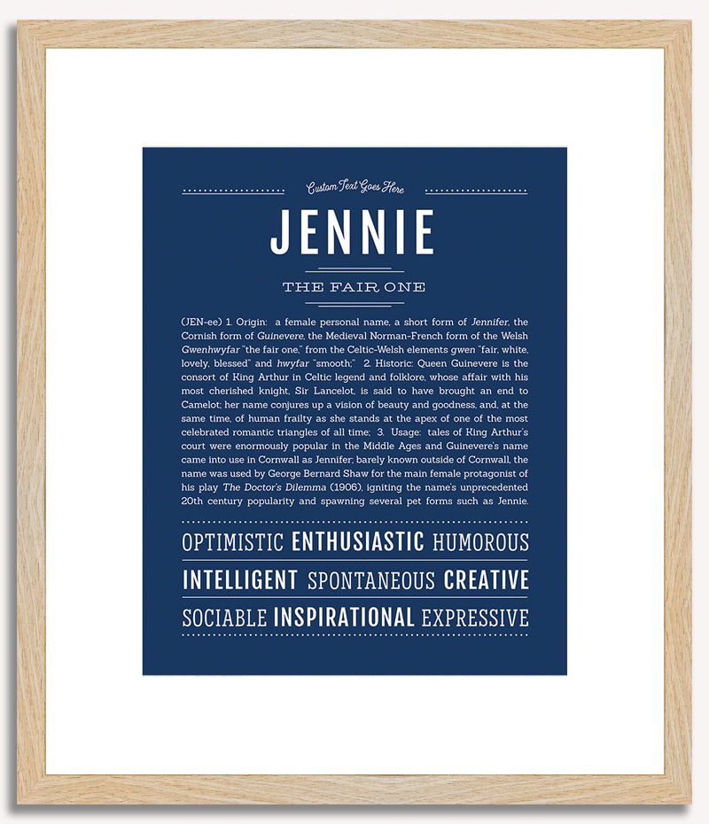 Jennie | Name Art Print