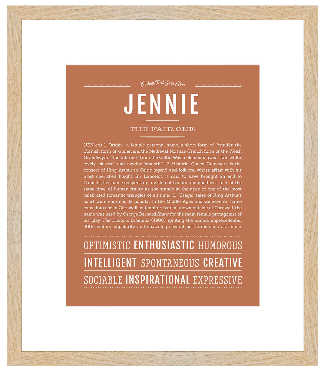 Jennie | Name Art Print