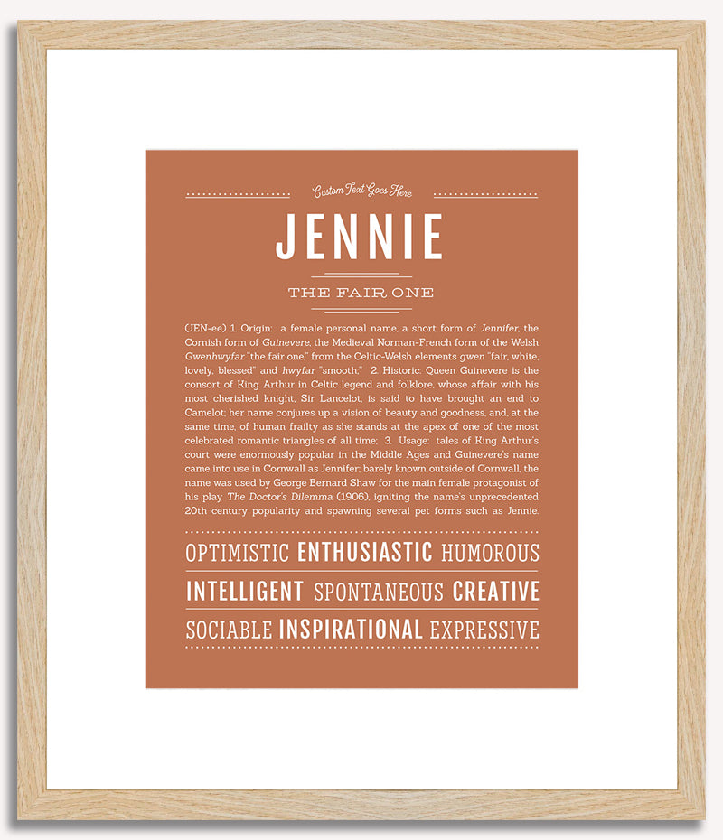 Jennie | Name Art Print