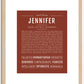 Jennifer | Name Art Print