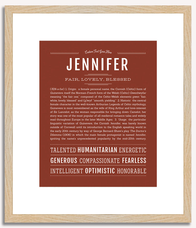 Jennifer | Name Art Print