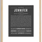 Jennifer | Name Art Print