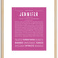 Jennifer | Name Art Print