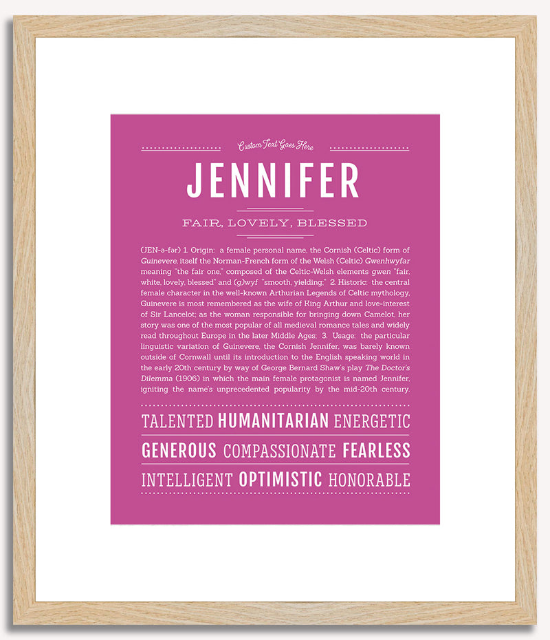 Jennifer | Name Art Print