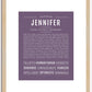 Jennifer | Name Art Print