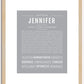 Jennifer | Name Art Print