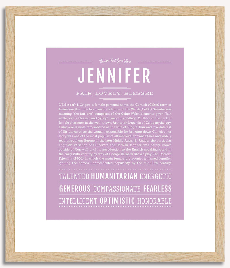 Jennifer | Name Art Print