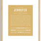 Jennifer | Name Art Print