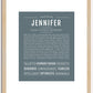 Jennifer | Name Art Print