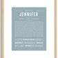 Jennifer | Name Art Print