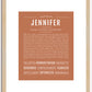 Jennifer | Name Art Print