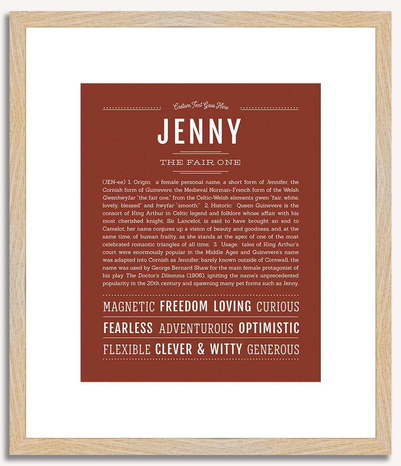 Jenny | Name Art Print