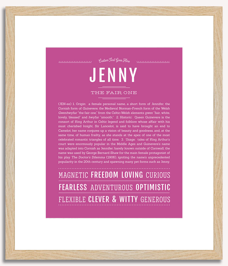 Jenny | Name Art Print