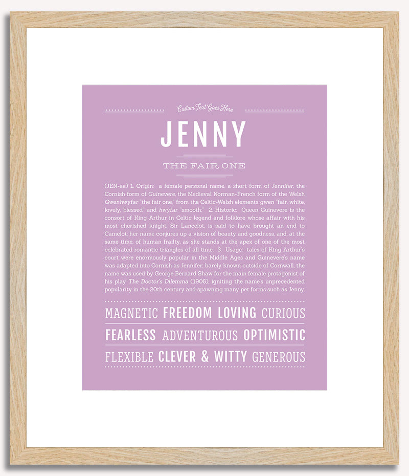 Jenny | Name Art Print