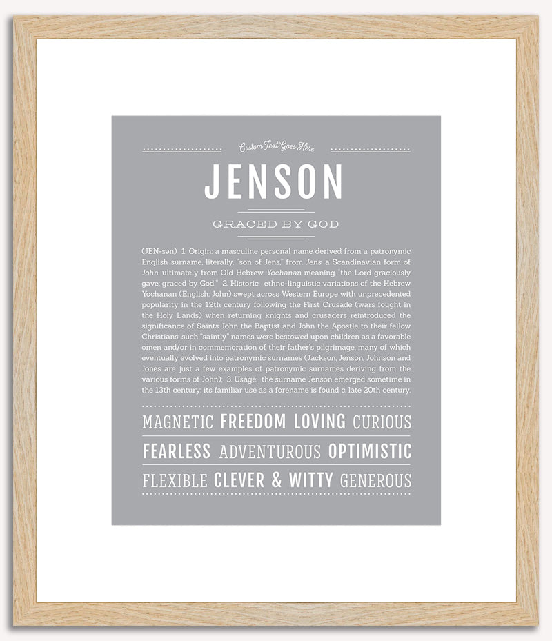 Jenson | Name Art Print