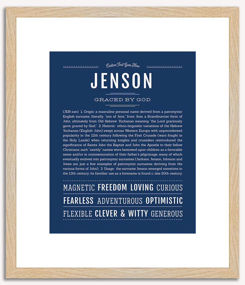 Jenson | Name Art Print