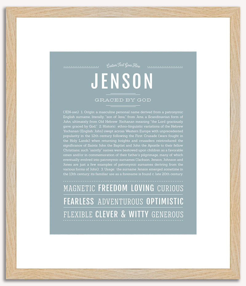 Jenson | Name Art Print