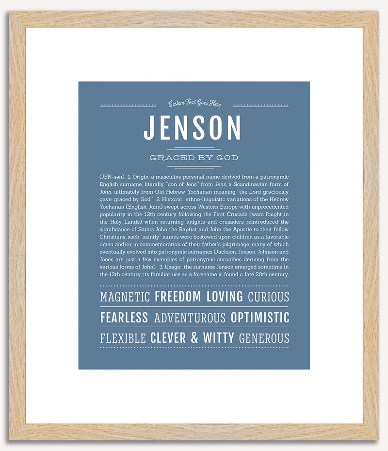 Jenson | Name Art Print