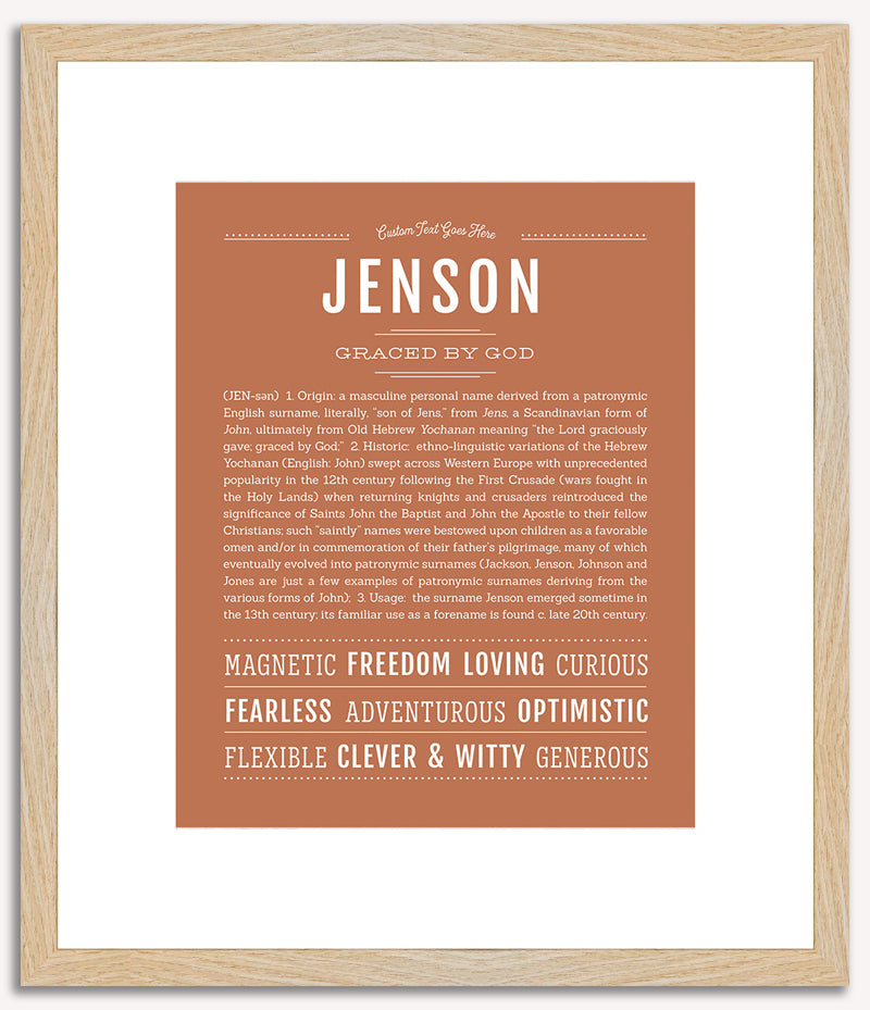 Jenson | Name Art Print