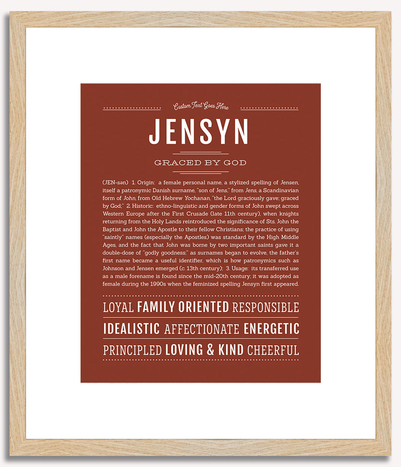 Jensyn | Name Art Print