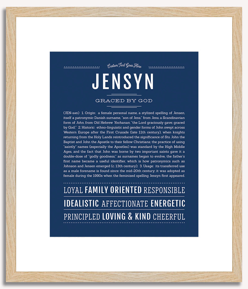 Jensyn | Name Art Print