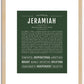 Jeramiah | Name Art Print