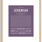 Jeramiah | Name Art Print