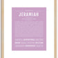 Jeramiah | Name Art Print