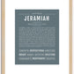 Jeramiah | Name Art Print