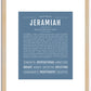 Jeramiah | Name Art Print