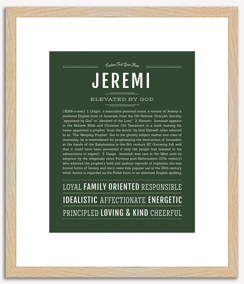 Jeremi | Name Art Print