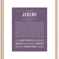 Jeremi | Name Art Print