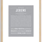 Jeremi | Name Art Print