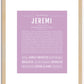 Jeremi | Name Art Print