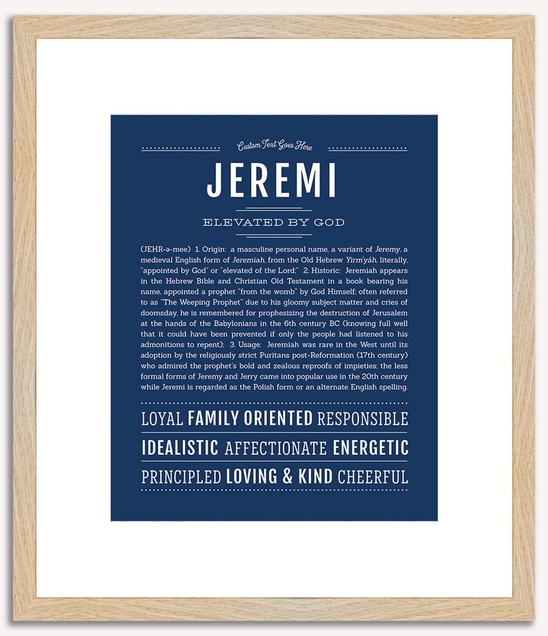 Jeremi | Name Art Print