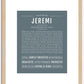 Jeremi | Name Art Print