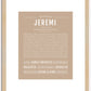 Jeremi | Name Art Print