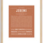 Jeremi | Name Art Print