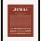 Frame Options | Bordeaux | Black Frame, Matted
