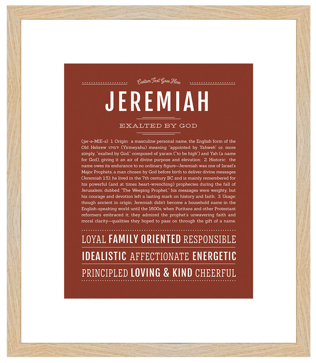 Frame Options | Bordeaux | Maple Frame, Matted