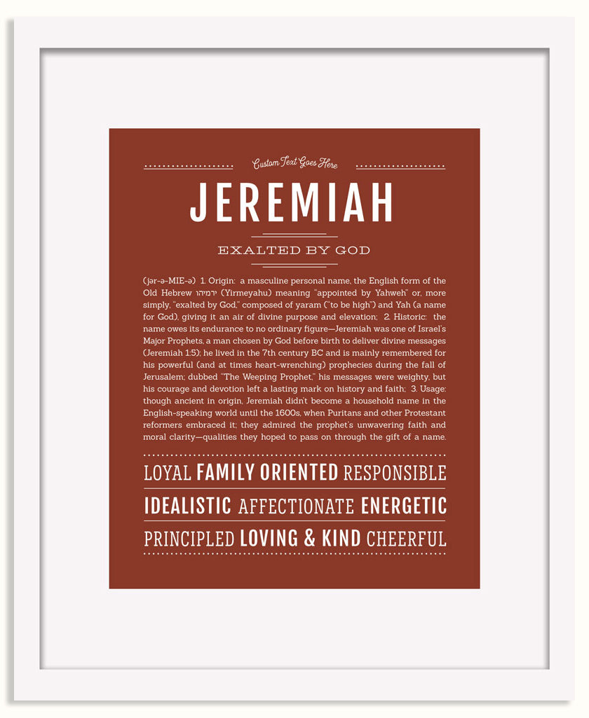 Frame Options | Bordeaux | White Frame, Matted