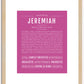 Jeremiah | Name Art Print