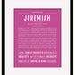 Frame Options | Dark Pink | Black Frame, Matted